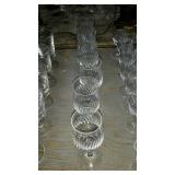 Cumbria Crystal stemware. English crystal. Group