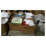 Skid lot of linens