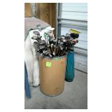 Your getting a barrel full of golf clubs, with