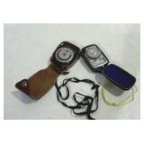 Light/exposure meters, one GE PR-1 type and