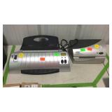 Two laminators, Scotch tl901 and GBC DocuSeal