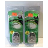 Two cordless universal travel chargers