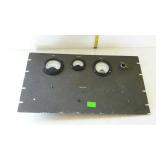 Transmitter housing panel with Milliamperes gauges