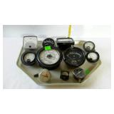 Eleven gauges for brightness, frequency, supply