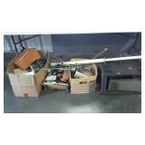 Electronics- three box lots of antennas, wires,