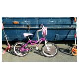 Next brand girls bike, missing kick stand