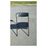 Plastic folding chair