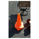 Stack of traffic cones