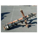 Pto driven three point hitch post hole digger,