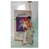 Elvis Presley action doll, in flame outfit,