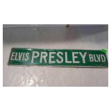 Elvis Presley Blvd Street Sign
