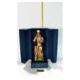 Elvis Gold tone color Decanter with felt box,