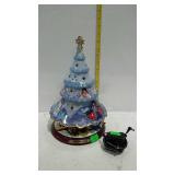 Elvis Presley musical ceramic Christmas tree with