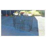 8 panel dog pin, each panel measures 24 inches