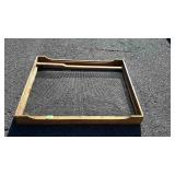 Wooden sifting pan