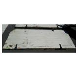Old wooden barn door, measures 69 inches long, by