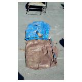 Group of two tarps, do show they have been used