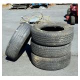 Set of four continental tires, have been used the