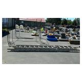 Triple section all aluminum extension ladder