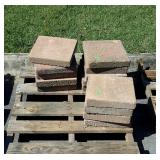 Skid of 14 stepping stones