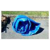 Large blue tarp