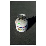 Empty propane tank