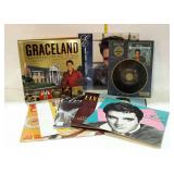 Elvis group lot - framed "Kentucky Rain" record,