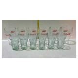 Coca-Cola glasses - set of six juice size, & set
