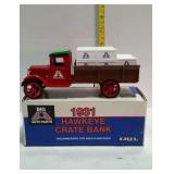 1992 Ertl Die-cast - 1931 Hawkeye Crate Truck Bank