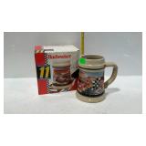 1993 Anheuser-Busch, Budweiser Racing beer mug,