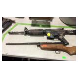 Two BB guns - one Crossman, one camo-needs spring