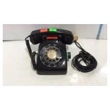 Rotary dial desk phone