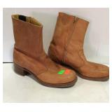 Leather boots, size 12D