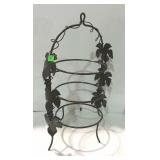 Home decor 3-tier pie /snack plate server 21" tall