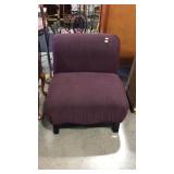 Accent Lounge Chair, deep purple colored