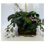Home decor artificial greenery floral plant in