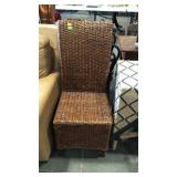 Wicker sunroom chair