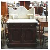 Victorian Marble Top Washstand, marble has the