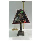 Home decor lamp, metal based with contemporary