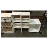 Closet organizational cube shelves -lot of three