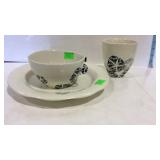 Dinnerware - 12-pc Coldwater Creek brand with star