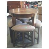 Bistro table & stool set - nice clean set, ready