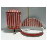 Wall decor - enameled wall hung wash bowl fountain