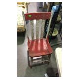 Chippy paint single chair