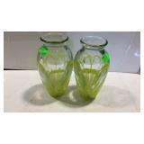 Pair of bubble  vases