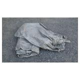 Grey tarp