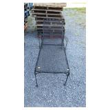 Rough iron lounge chair