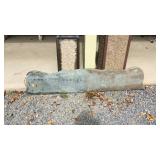 Piece of slate for buffet type piece of
