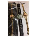 Three Elvis Presley wrist watches, two ladies in