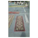 Wool oriental hallway runner, measures 91 inches